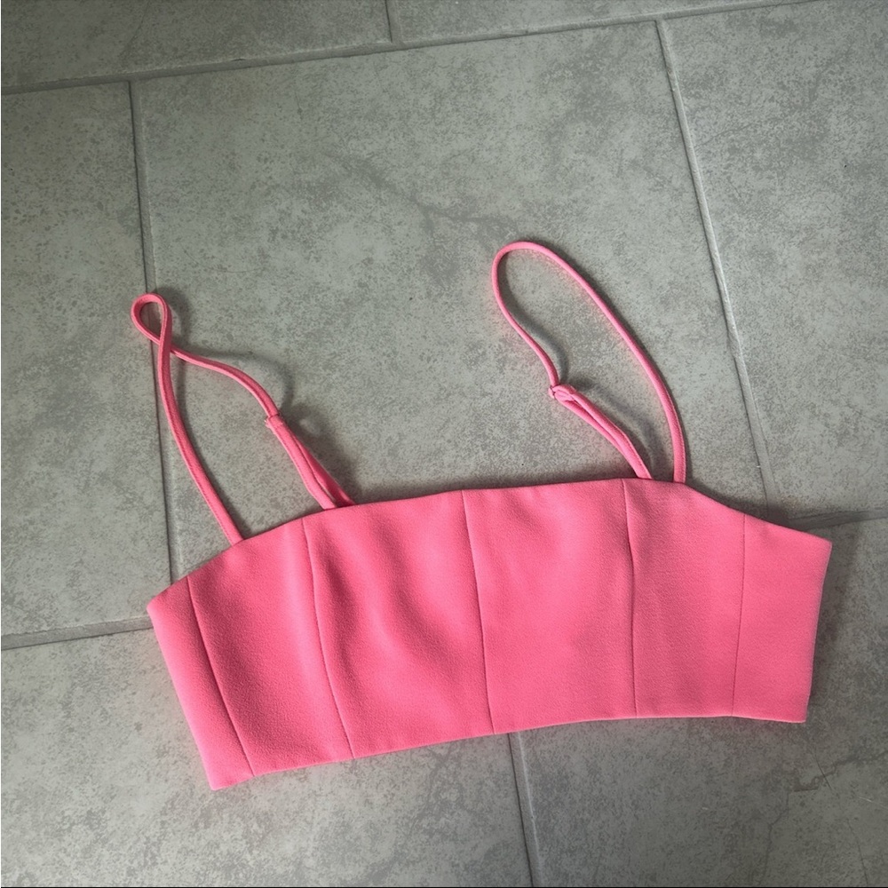 White Fox Top Pink XS